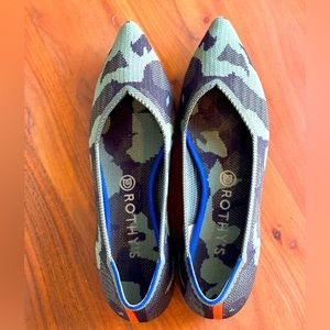 Rothy’s camo slip on shoe